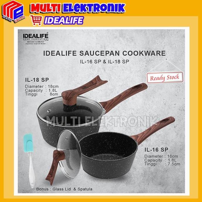 Saucepan Idealife Cookware - Panci Saus Serbaguna