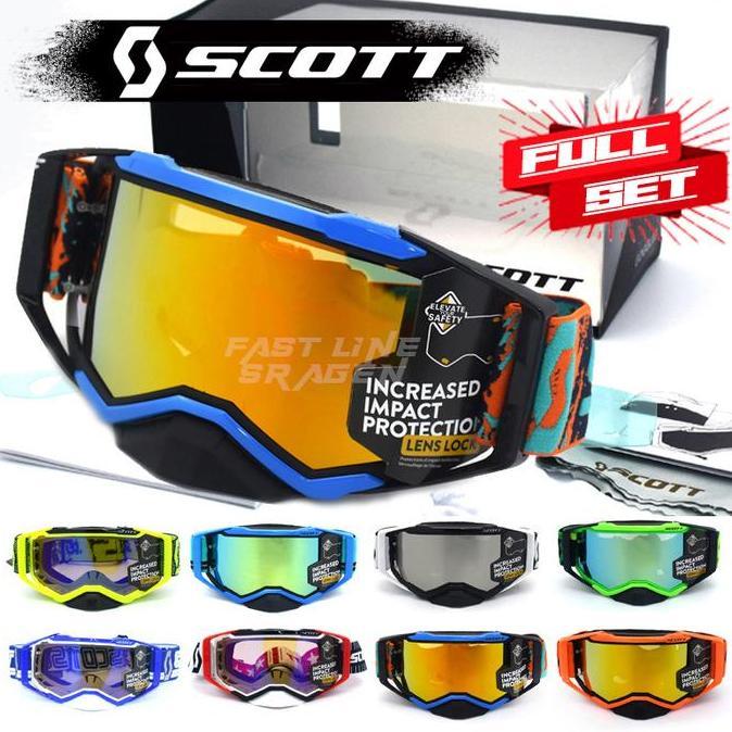 Goggle Scott Prospect Kacamata Helm Trail Motocross Adventure Trabas Gogle Helm Cross Mx Supermoto