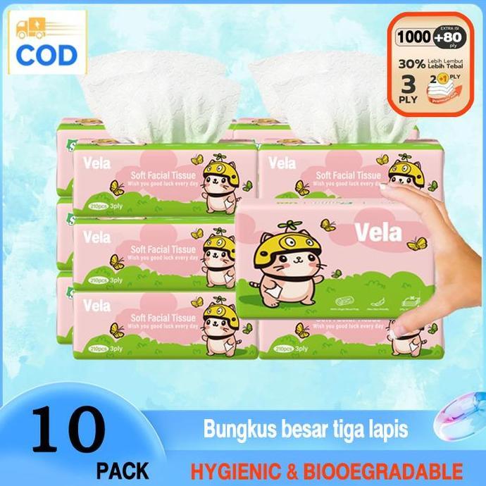 10 pcs BELI 7 GRATIS 3 PAKET RAMADHAN Vale 3 ply harga promo murah gratis ongkir bisa cod tisu murah