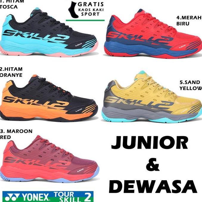 Promo Sepatu Badminton Anak Dan Dewasa Yonex Tour Skill 2 Original Sepatu Badminton Yonex Tour Skill
