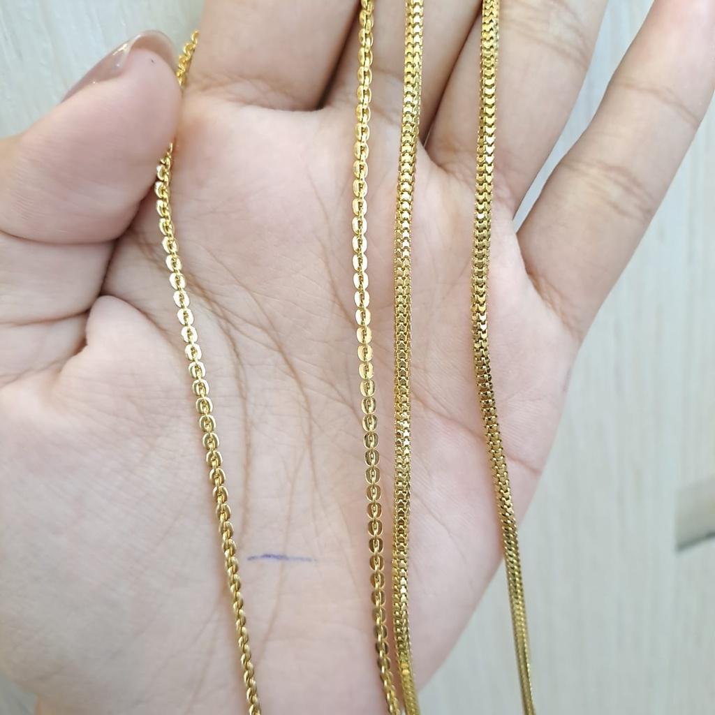 Rantai Kalung Titanium Panjang 50Cm