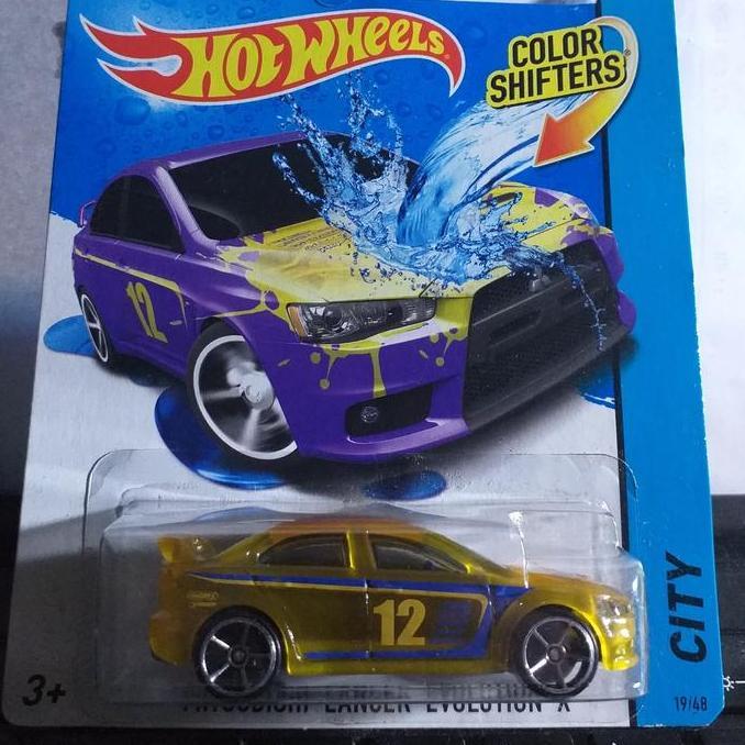 cvarhantama  / HOT WHEELS COLOR SHIFTER MITSUBISHI LANCER EVOLUTION X Diskon