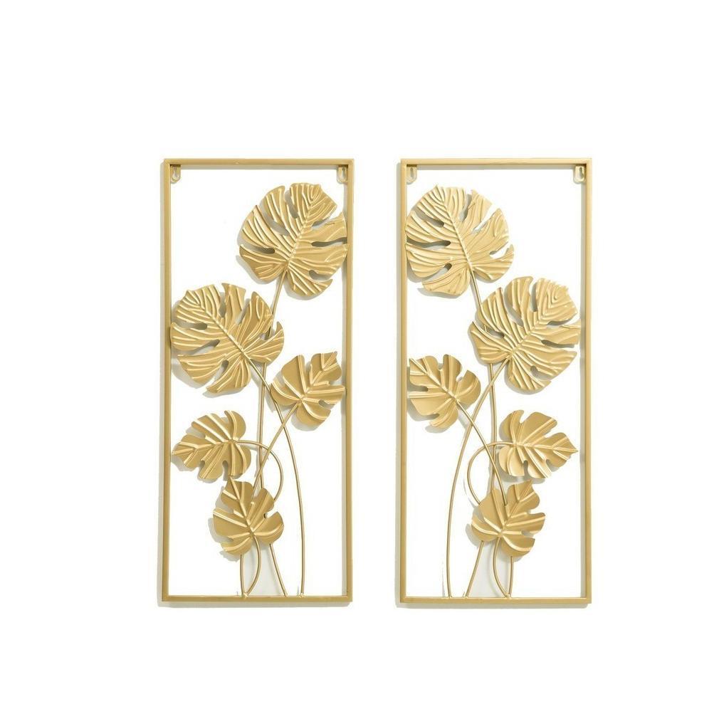 Hiasan Dinding Aesthetic Hiasan Dinding Ruang Tamu Hiasan Dinding Aesthetic Besi Frame Metal Gold