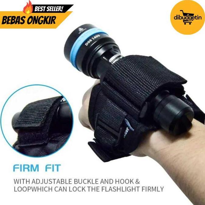 Xtar Pegangan Senter Selam Wrist Strap Diving Flashlight Adjustable