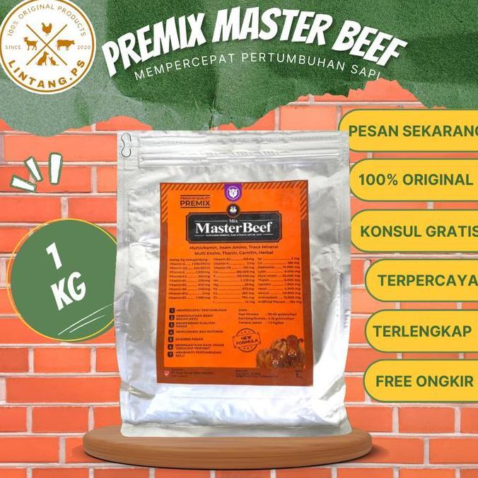 Premix Sapi Master Beef 1 Kg - Premix Sapi Kontes - Premix Sapi 1kg