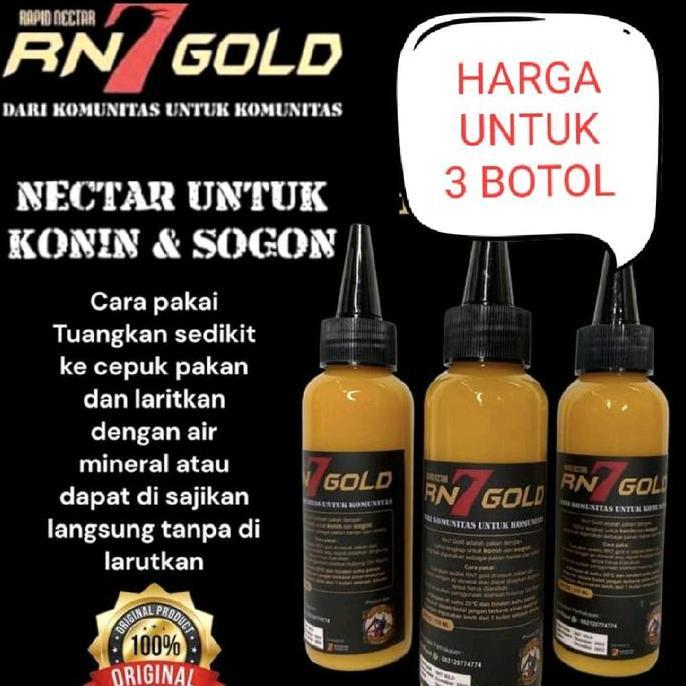RN7 GOLD NEKTAR ( HARGA 3 BOTOL) RN 7 GOLD 3 BOTOL