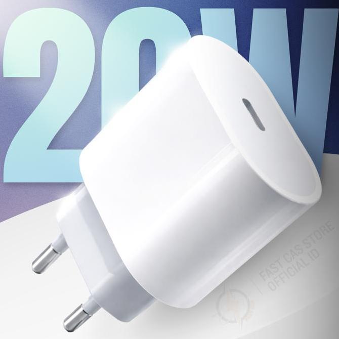 Hijabar_frea - Adapter iPhone Charger ORIGINAL 20W USB-C Fast Charging Power Adapter MFI / Kepala Ch