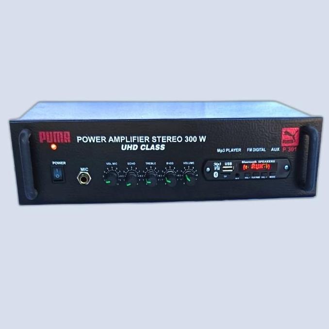 P301 POWER AMPLI AMPLIFIER STEREO 300WATT ECHO RADIO USB MP3 BLUETOOTH TKEDRO