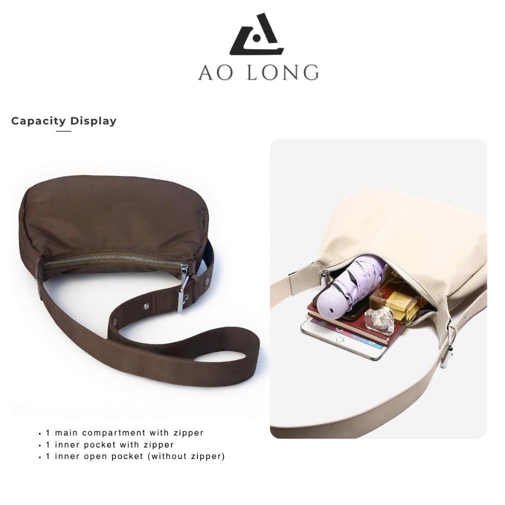 VALUE PACK AOLONG YONA 8975 # TAS SELEMPANG WANITA SLINGBAG CEWEK BAHAN PARASUT MUAT DOMPET PANJANG 
