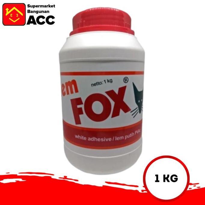 Promo Lem Fox Putih 1 Kg | Lem Putih Fox 1Kg Cod