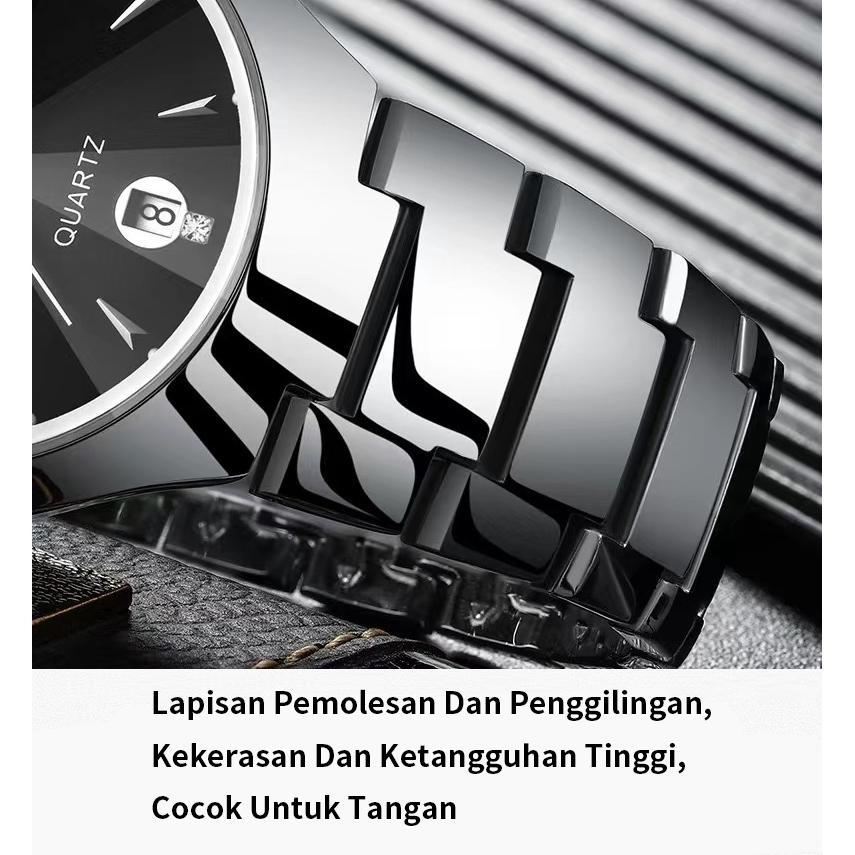 Terbaru Aokeyo W101 Jam Tangan Wanita Original Berlian Anti Air Analog Bisnis Kuarsa Jam Tangan Cewe