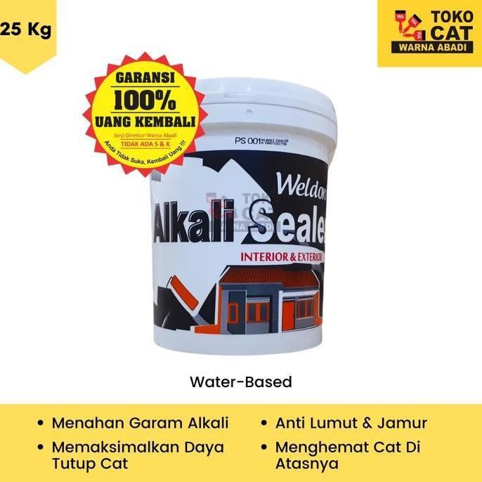 NEW Cat Alkali Sealer Weldon 25 Kg Untuk Cat Dasar Dinding Baru