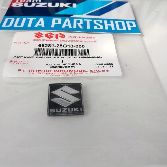 emblem logo Suzuki S kecil Skywave Satria Fu smash new original Suzuki Genuine Part SGP Aksesoris Mo