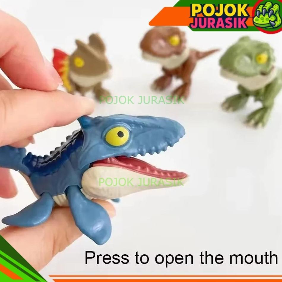 Promo Mainan Figure Dinosaurus Mosasaurus  Snap Squad Dino Dinosaur Pajangan
