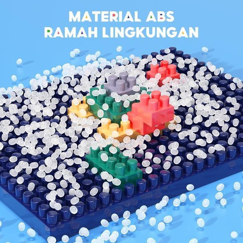 hot ohsome - mr. man 260pcs puzzle building blocks/gift/ partikel berukuran besar/diy/sni/360pcs puz