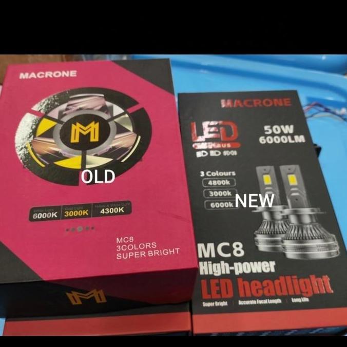 lokajiwotop / LED Macrone MC8 H11 H4 Diskon