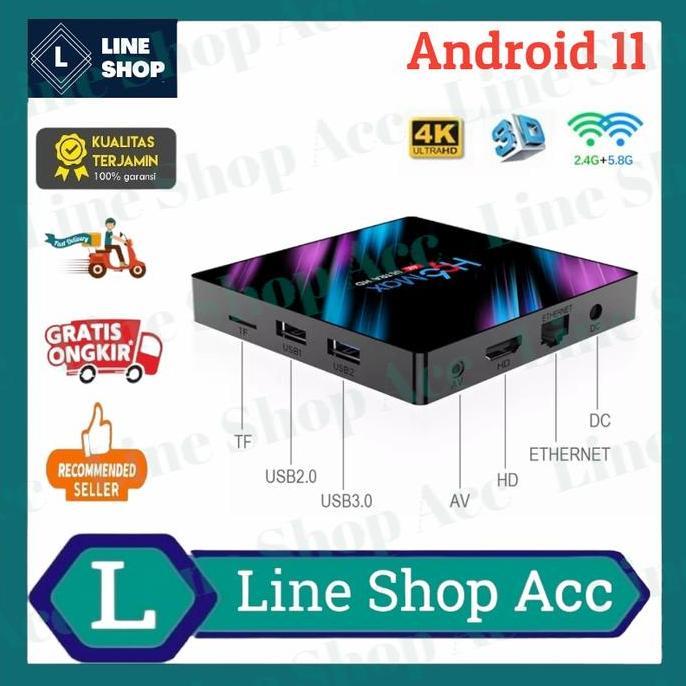 NEW ANDROID TV BOX H96 MAX ANDROID 11 RAM 2GB ROM 16GB / RAM 4 ROM 32 / RAM 4 ROM 64