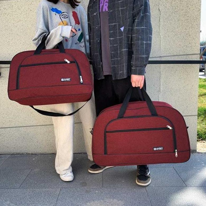 GZ Tas Pakaian Duffel Bag Polos Selempang Gym Travel Tas Baju ukuran Besar