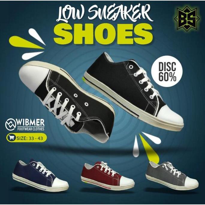 3DEBOZZSKA - SEPATU LOW STAR / SEPATU STAR CEWEK / SEPATU STAR COWOK / SEPATU STAR LOW PRIA / SEPATU