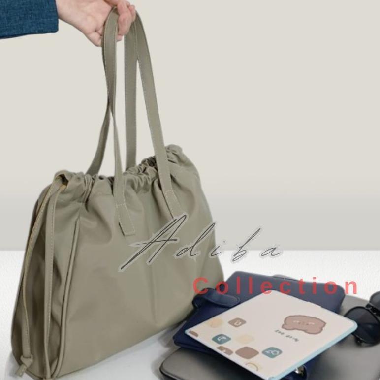 PROMO MARIO - TOTE BAG WANITA LUCU - TOTE BAG LAPTOP - TOTE BAG KULIAH MUAT LAPTOP