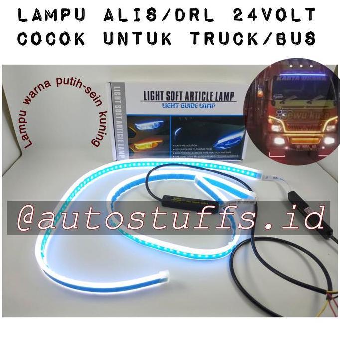 lokajiwotop / Lampu Alis Mobil Truck dan Bus/Lampu DRL Truck/Lampu Alis 24Volt Bus Diskon