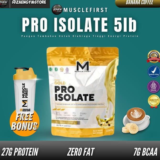 M1 Muscle First Gold Pro Isolate 5 Lbs Bpom Whey Protein Isolate