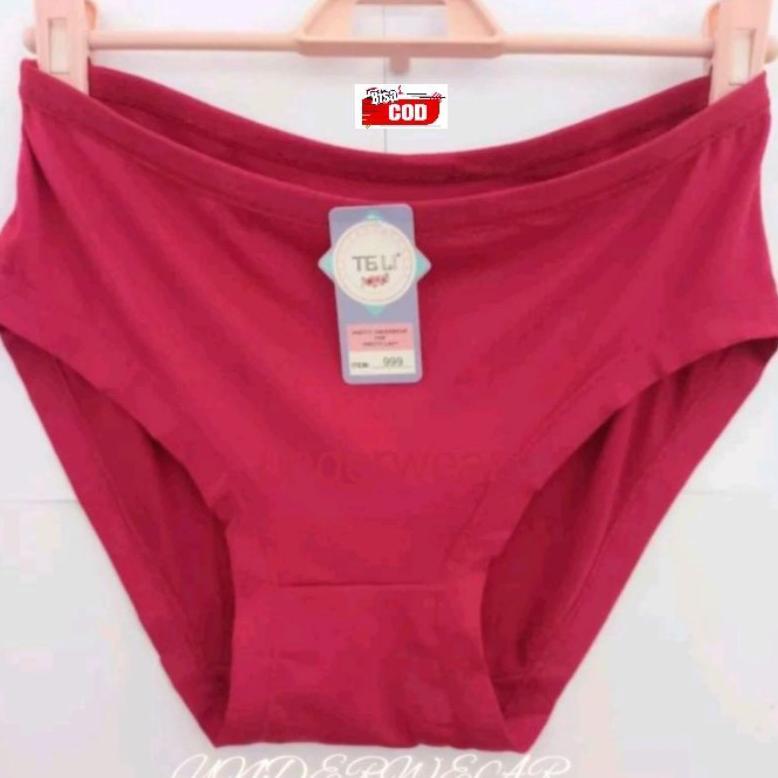 NEW ARRIVAL TELI CELANA DALAM WANITA JUMBO IMPOR ISI 6PCS BY SOREX