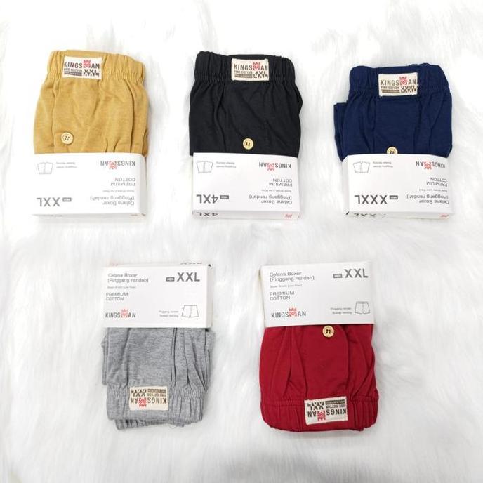 Celana Dalam Pria / Boxer Kingsman / CD Boxer Pria Katun Nyaman Lembut