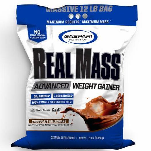 Gaspari Real Mass Realmass Gainer 12 Lbs Lb 12Lb Suplemen Fitness Bpom