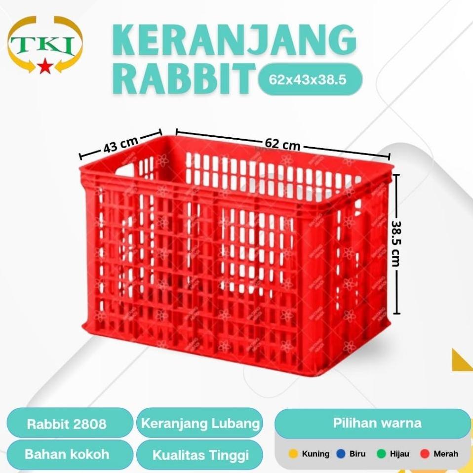 Keranjang Industri Rabbit 2808 Plastik Serbaguna