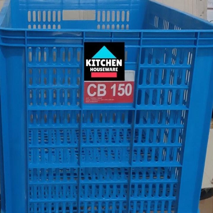 Keranjang Buah Ikan Daging Ayam Box Plastik Container Industri