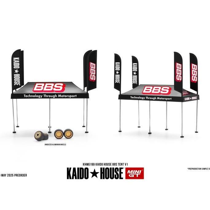 MINI GT 199 Kaido House BBS Tent V1