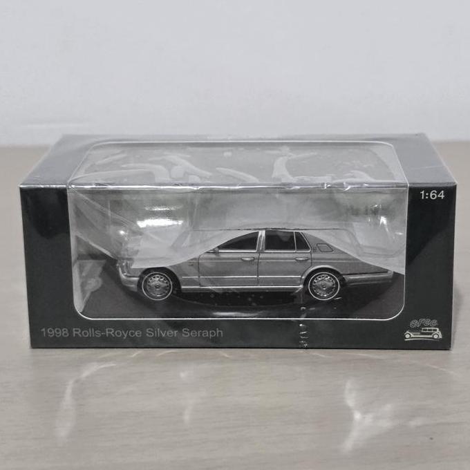 GFCC 1998 Rolls Royce Silver Seraph Gray Diecast Koleksi Mobil Mainan Mini Scale 1/64 Hotwheels Lang