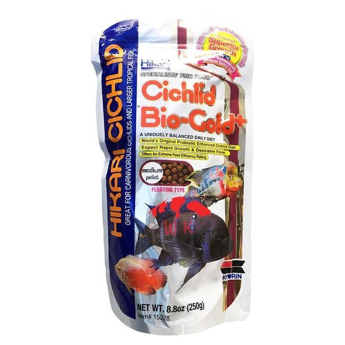 Acquario- Hikari Cichlid Bio-Gold 250G / 250Gr/ 250 Gr / Biogold Plus - Medium