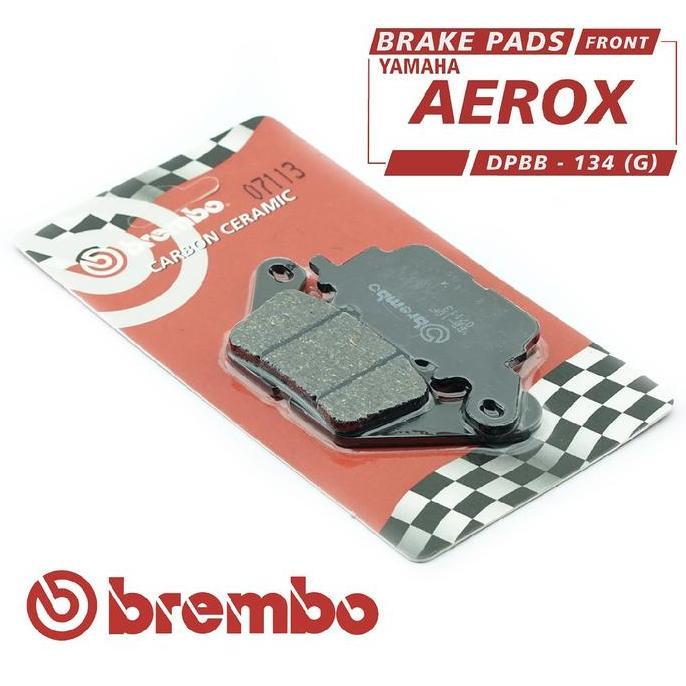 Brakepad / kampas rem BREMBO YAMAHA AEROX (kaliper depan standar)