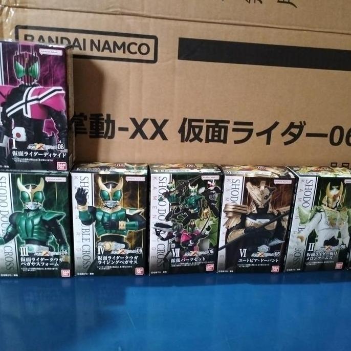 Shodo XX Kamen Rider 6 Decade Zangetsu Kuuga Pegasus Rising Sagozo Ooo