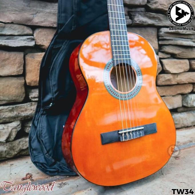 Murah Gitar Klasik Nylon 3/4 Tanglewood Tw34 Tw 34 Classic + Softcase