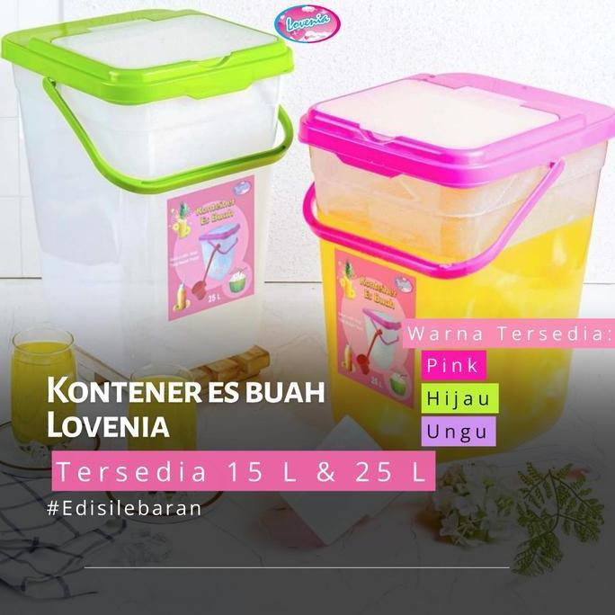 BAGIRNO81 - TOPLES ES BUAH 15 LT BONUS GAYUNG BAJIGUR / TEMPAT ES BUAH PRASMANAN DENGAN GAGANG MUDAH