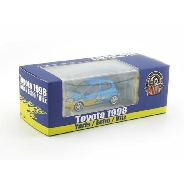 64B0307 64B0383 BM Creations Nissan 180SX Metallic Pink Toyota Echo Phyco Blue BMC Diecast Mobil