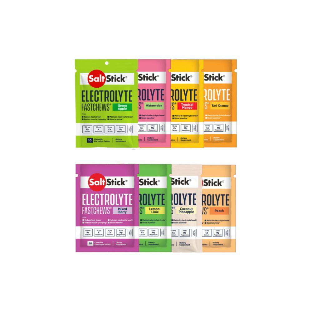 SaltStick FastChew Semua Rasa 10pcs Sachet / Salt Stick Electrolyte Fast Chews FastChews