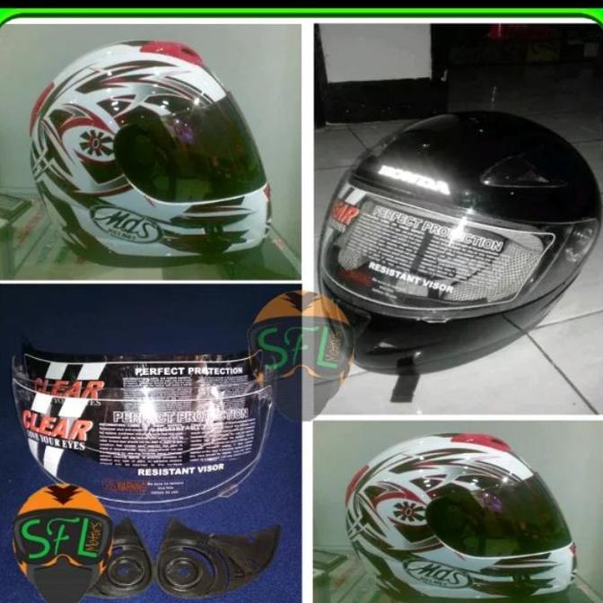 Testa- Kaca - Visor Helm Full Face Bmc-Mds-Gm-Trx-Standar Honda