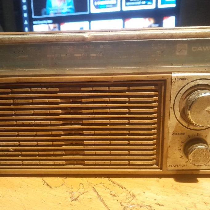 RADIO TN 4200 Y CAWANG PANASONIC NATIONAL AM MW SW 2 BAND JADUL - USED BEKAS SAF12
