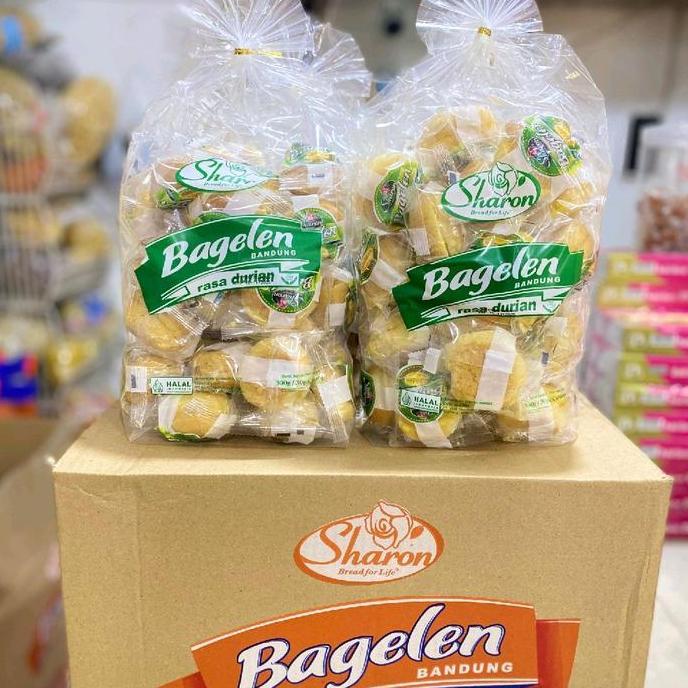 Cibo- Bagelen Sharoon Rasa Durian Roti Kering Cemilan Grosir 30Pcs