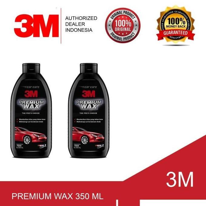 3M Premium Wax 350ml Pengkilap Body Mobil Poles Mobil