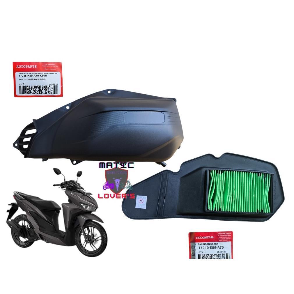 TUTUP BOX FILTER UDARA DAN FILTER UDARA VARIO 150 NEW 2018 SD 2021 K59J