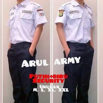 Seragam Setelan Pdh Security / Setelan Pdh Satpam / Setelan Pdh Putih
