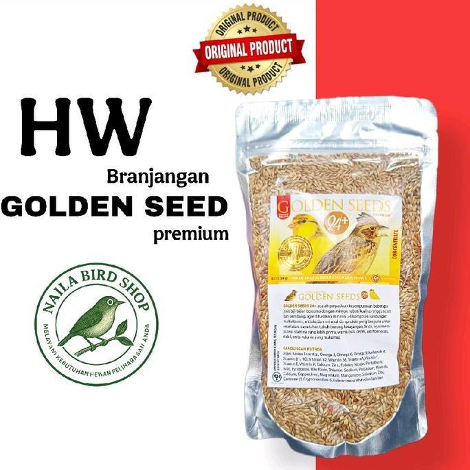 Hw Golden Seed Original Pakan Burung Branjangan Golden Seed Allshop