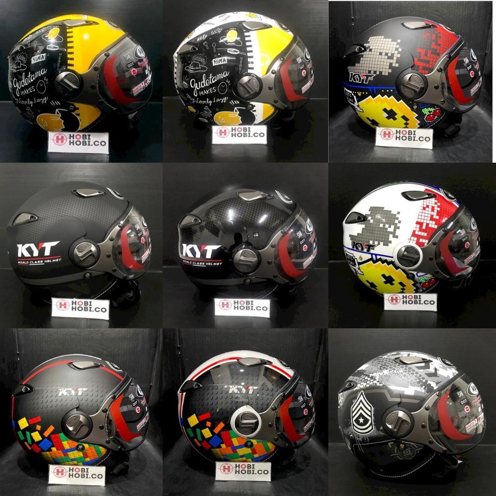 NEW HELM KYT ELSICO MOTIF DAN SOLID HALF FACE ORIGINAL [terbaik][terlaris]