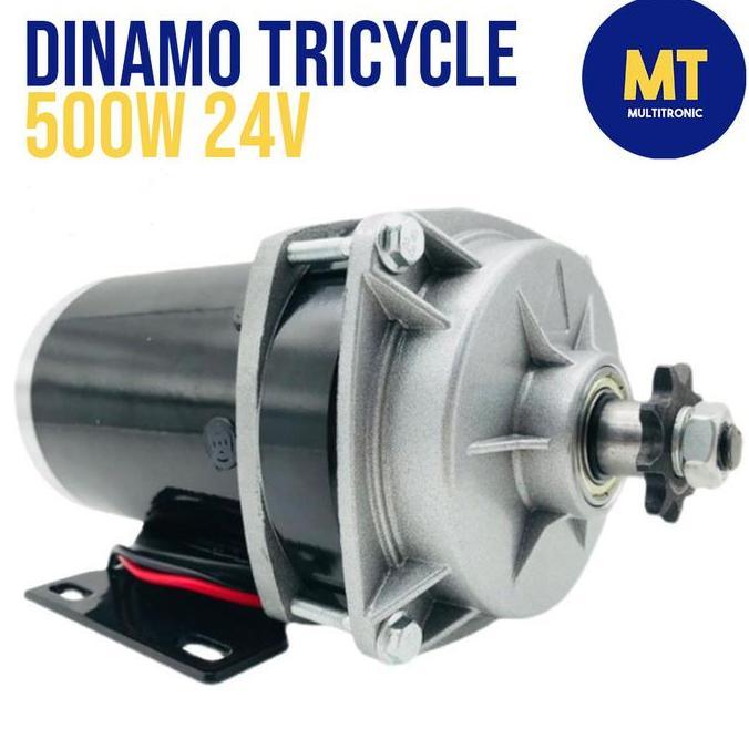 Terlaris Dinamo Motor Permanent Magnet  My1020 Tricycle 500W24V (7002)