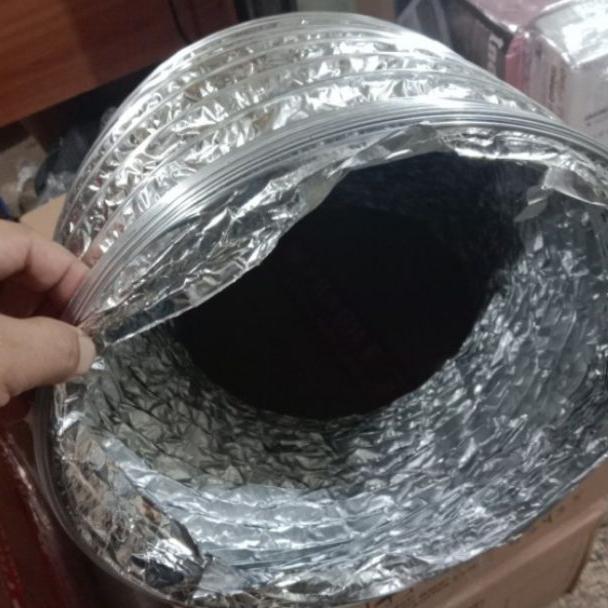 Flexible Ducting 12 Inch / Flexible Cerobong / Pipa Aluminium Foil